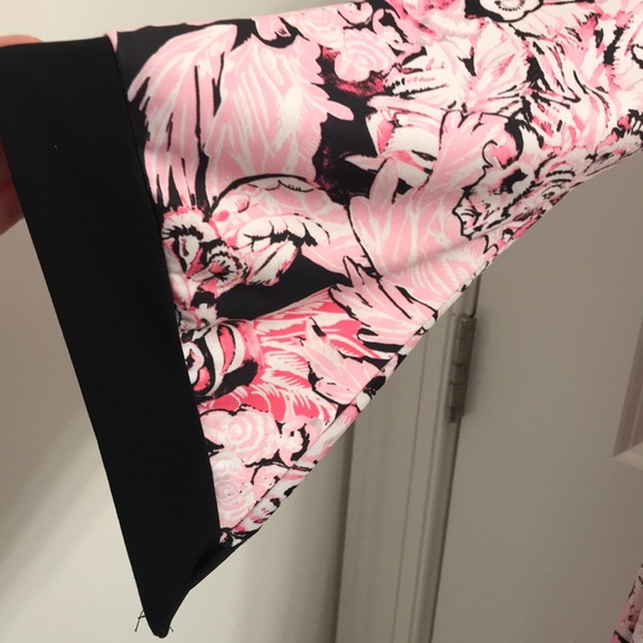 Pink Floral Shift Dress - Picture 3 of 6